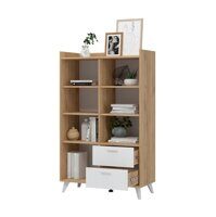 ИРИС ШК-06 Шкаф малый (935х1505х425) дуб крафт золото/белый
